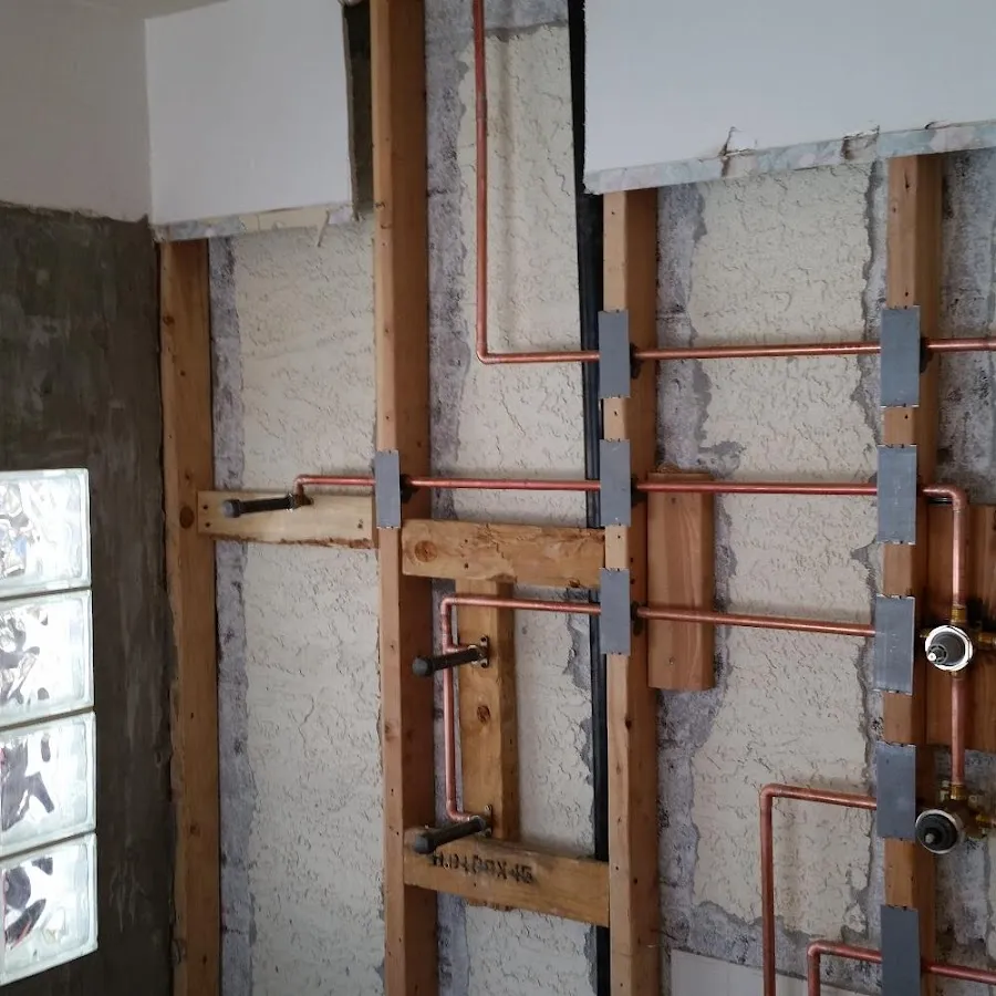 Copper pipe installation for Burst Pipe Repair in Progreso